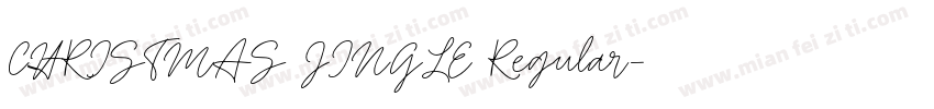 CHRISTMAS JINGLE Regular字体转换
